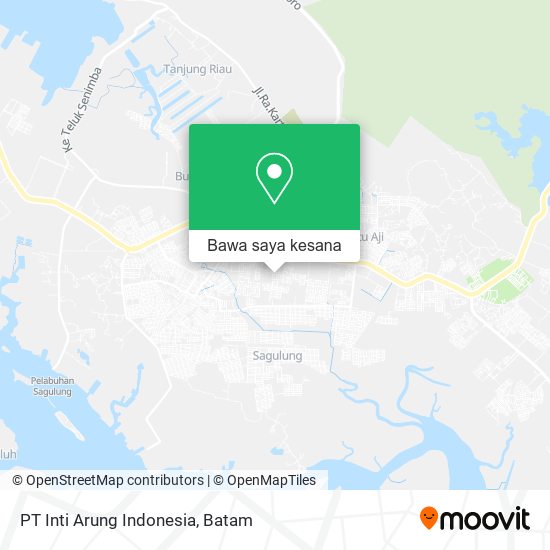 Peta PT Inti Arung Indonesia