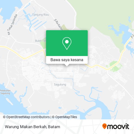 Peta Warung Makan Berkah