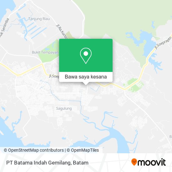 Peta PT Batama Indah Gemilang
