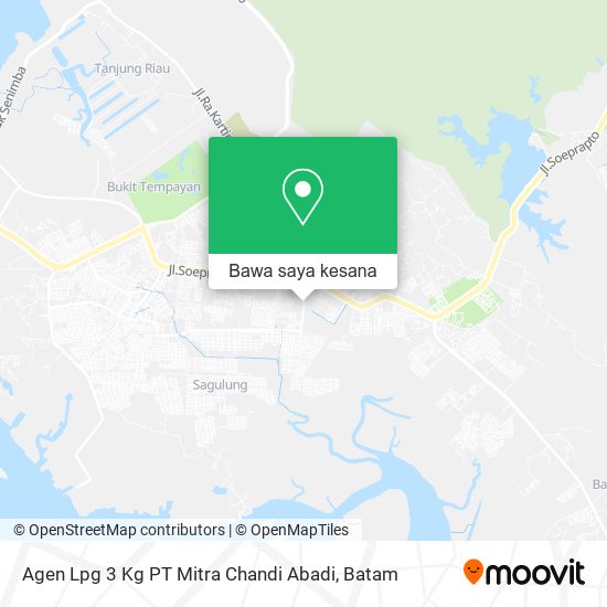 Peta Agen Lpg 3 Kg PT Mitra Chandi Abadi