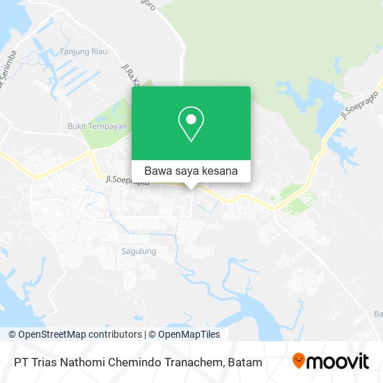 Peta PT Trias Nathomi Chemindo Tranachem
