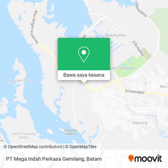 Peta PT Mega Indah Perkasa Gemilang