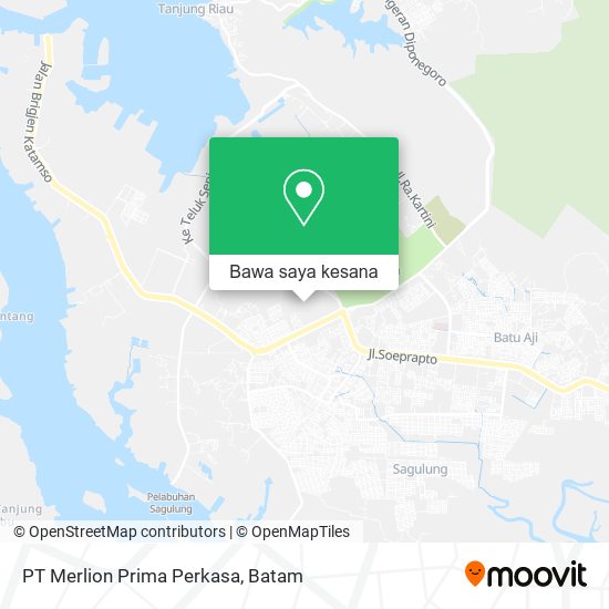 Peta PT Merlion Prima Perkasa