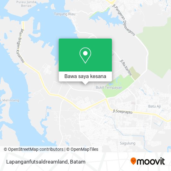 Peta Lapanganfutsaldreamland