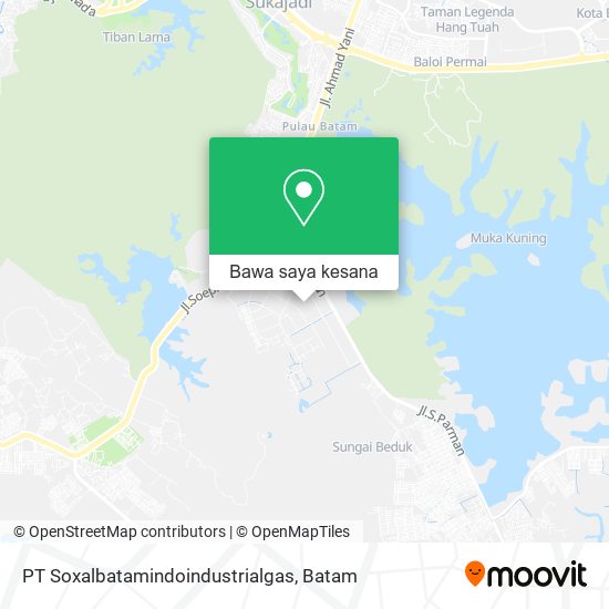 Peta PT Soxalbatamindoindustrialgas