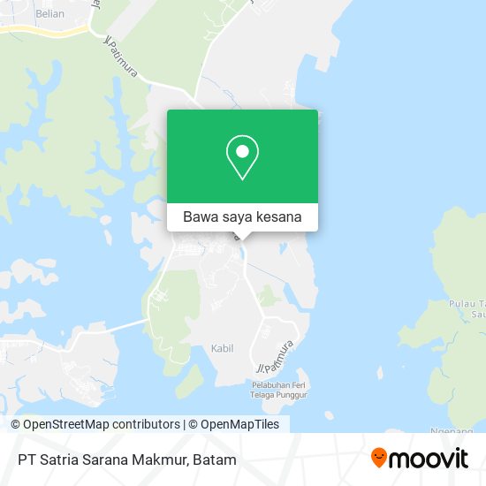 Peta PT Satria Sarana Makmur