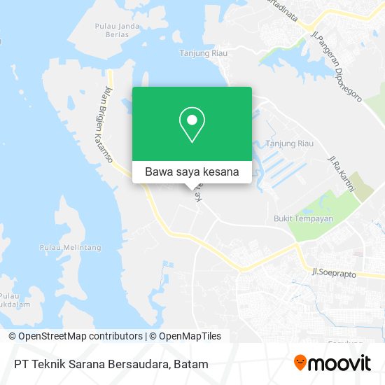 Peta PT Teknik Sarana Bersaudara