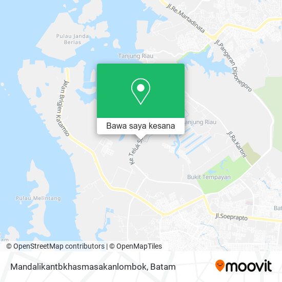 Peta Mandalikantbkhasmasakanlombok
