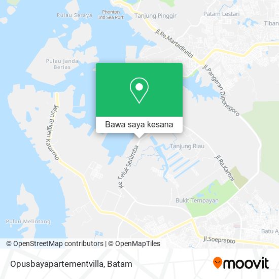 Peta Opusbayapartementvilla