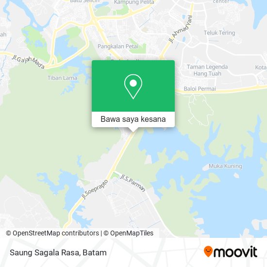 Peta Saung Sagala Rasa