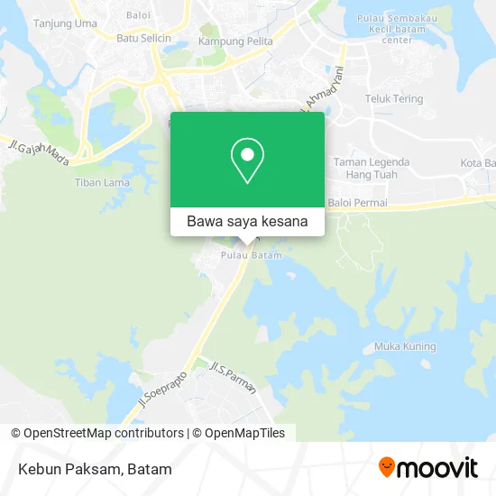 Peta Kebun Paksam