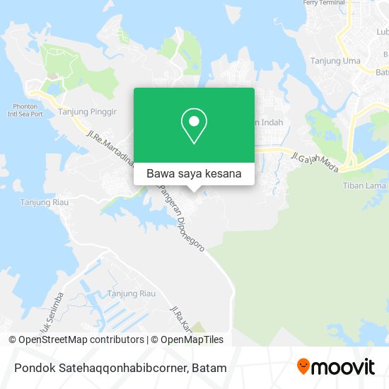Peta Pondok Satehaqqonhabibcorner