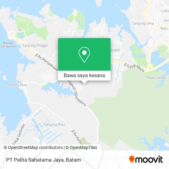 Peta PT Pelita Sahatama Jaya