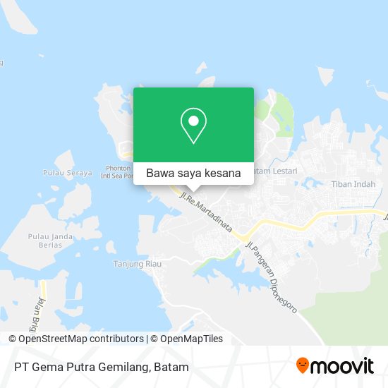 Peta PT Gema Putra Gemilang