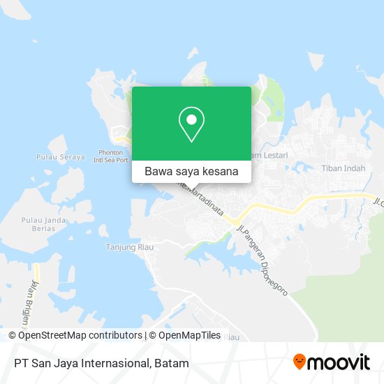 Peta PT San Jaya Internasional
