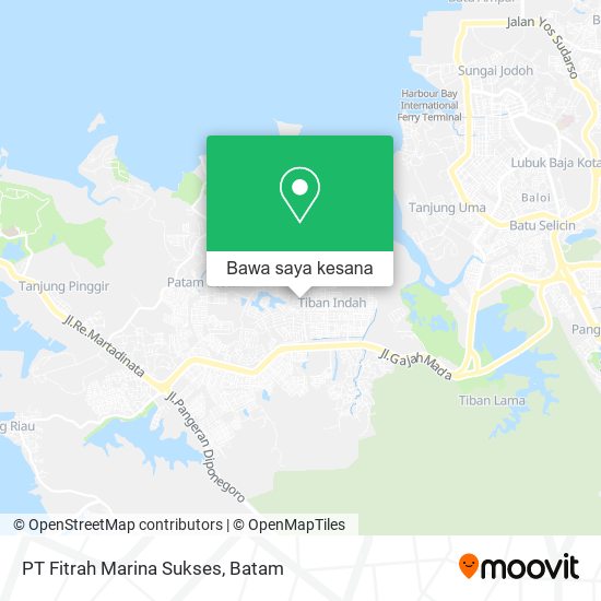 Peta PT Fitrah Marina Sukses