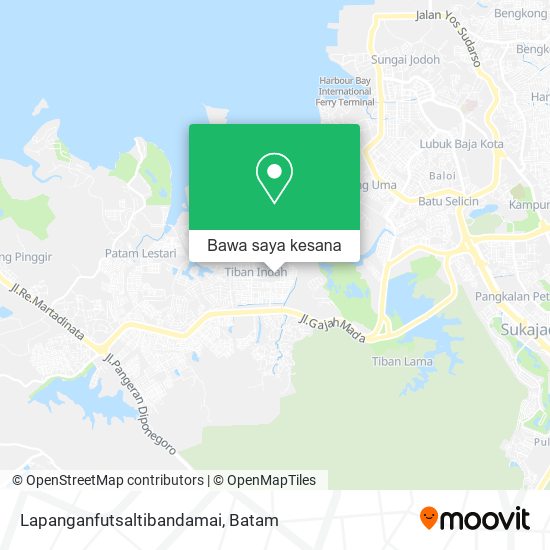 Peta Lapanganfutsaltibandamai