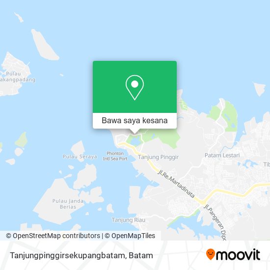 Peta Tanjungpinggirsekupangbatam