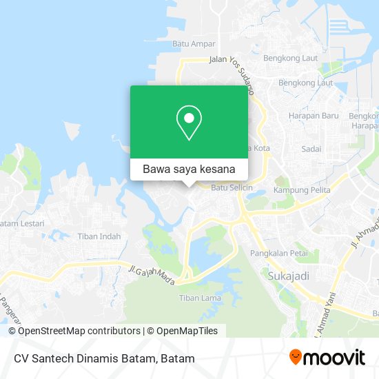 Peta CV Santech Dinamis Batam
