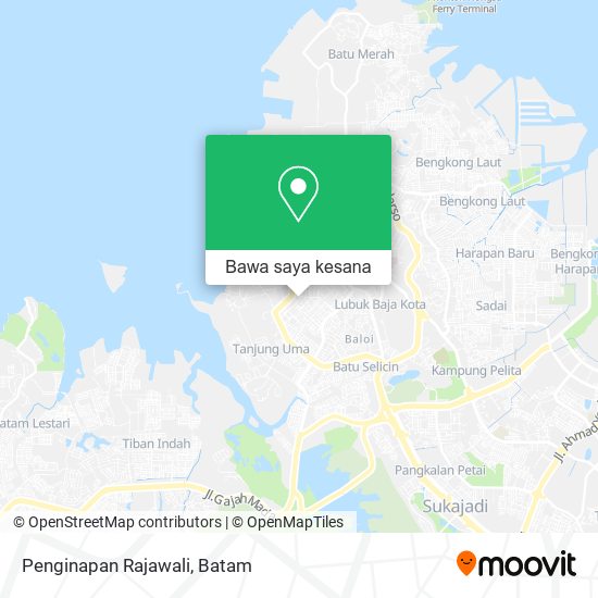 Peta Penginapan Rajawali