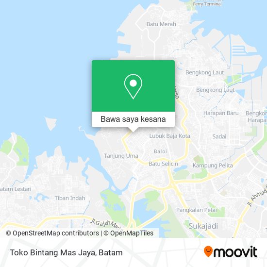 Peta Toko Bintang Mas Jaya