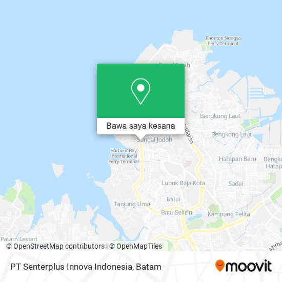 Peta PT Senterplus Innova Indonesia