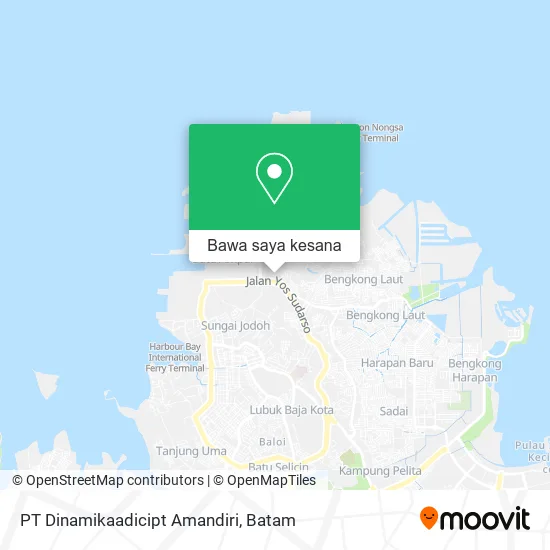 Peta PT Dinamikaadicipt Amandiri