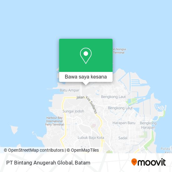 Peta PT Bintang Anugerah Global