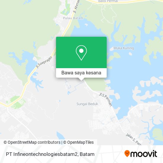 Peta PT Infineontechnologiesbatam2