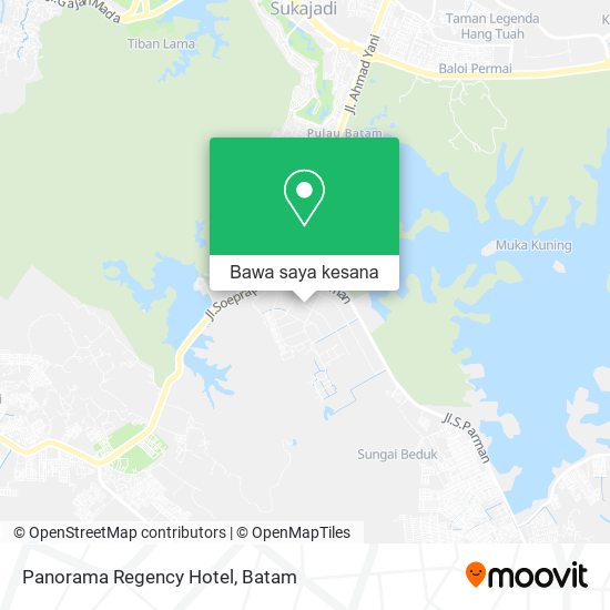Peta Panorama Regency Hotel