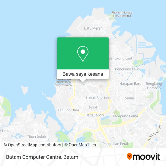 Peta Batam Computer Centre