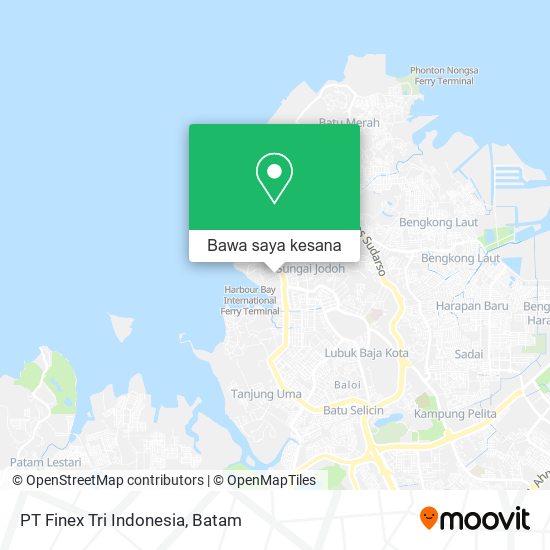 Peta PT Finex Tri Indonesia