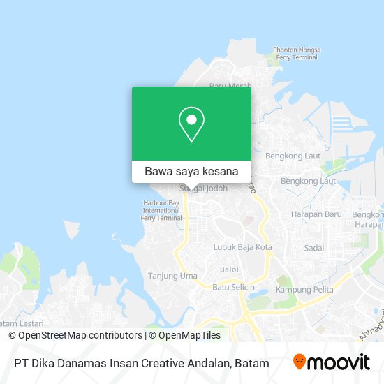 Peta PT Dika Danamas Insan Creative Andalan