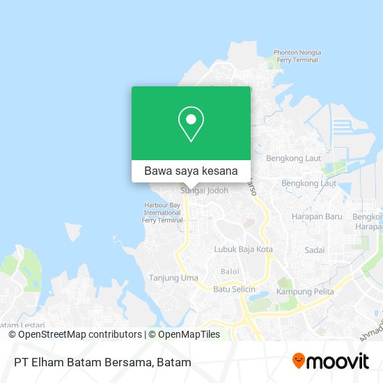 Peta PT Elham Batam Bersama