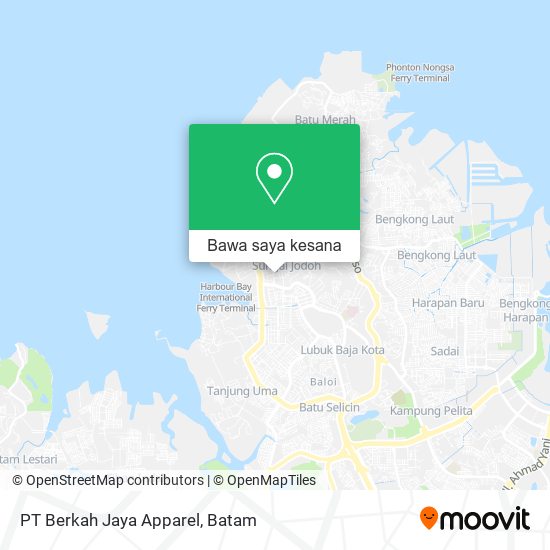 Peta PT Berkah Jaya Apparel