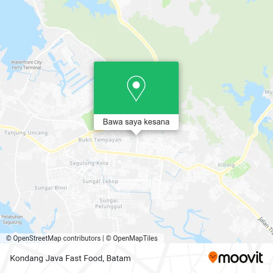 Peta Kondang Java Fast Food