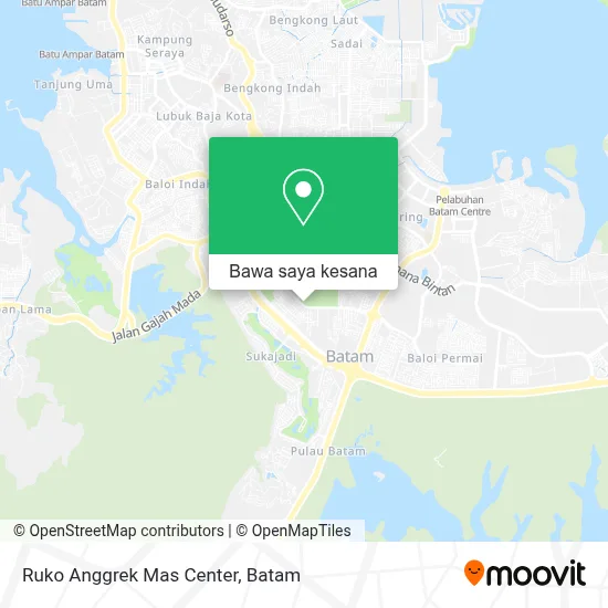Peta Ruko Anggrek Mas Center