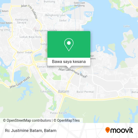 Peta Rc Justmine Batam