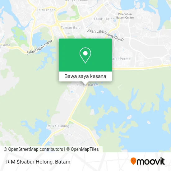 Peta R M $Isabur Holong