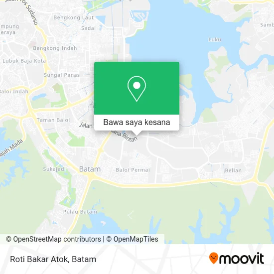 Peta Roti Bakar Atok