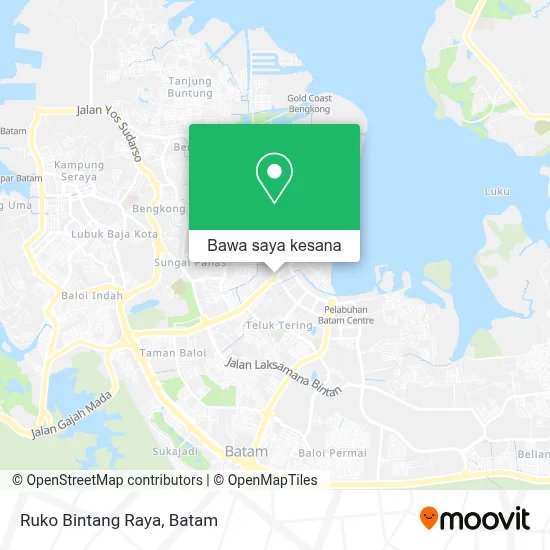 Peta Ruko Bintang Raya