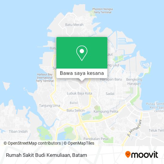 Peta Rumah Sakit Budi Kemuliaan