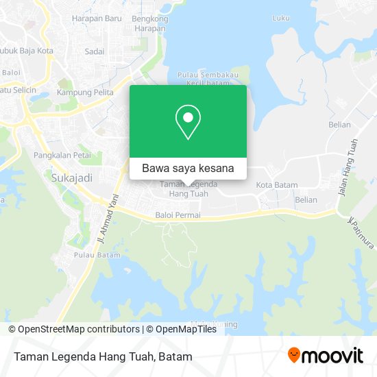 Peta Taman Legenda Hang Tuah