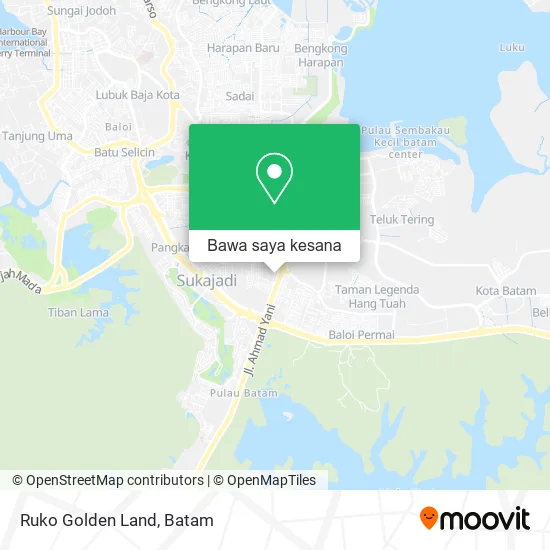 Peta Ruko Golden Land