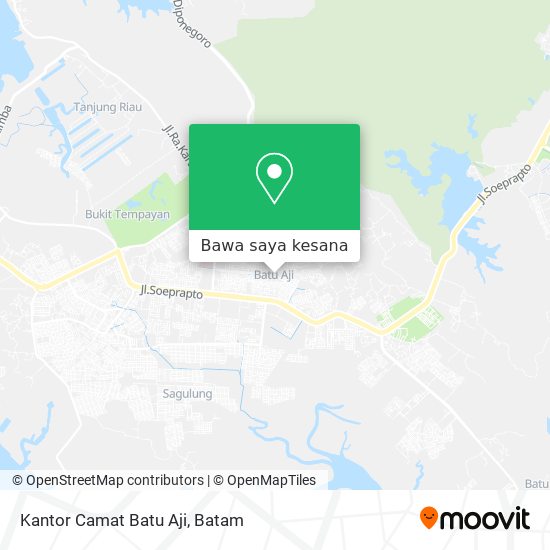 Peta Kantor Camat Batu Aji