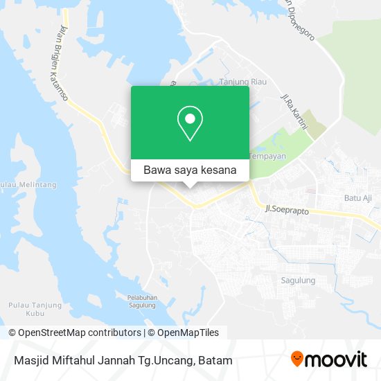 Peta Masjid Miftahul Jannah Tg.Uncang