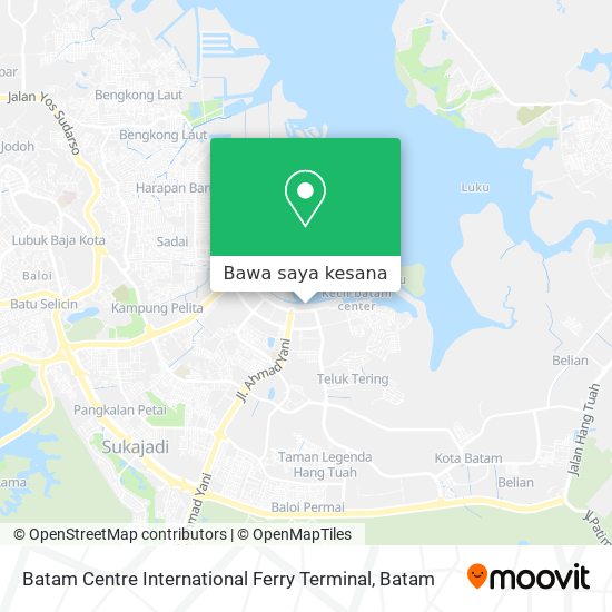 Peta Batam Centre International Ferry Terminal