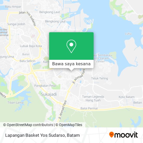 Peta Lapangan Basket Yos Sudarso