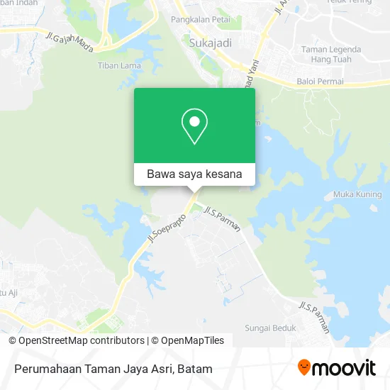 Peta Perumahaan Taman Jaya Asri