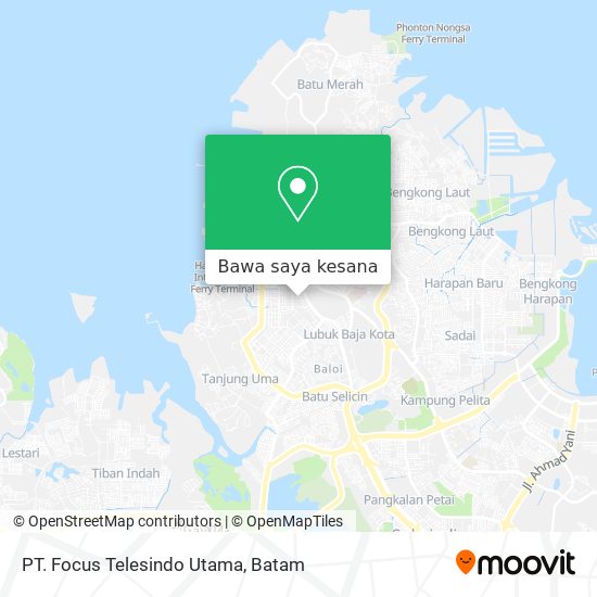 Peta PT. Focus Telesindo Utama